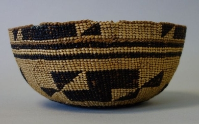 Hupa / Hoopa Woven Native American Basket