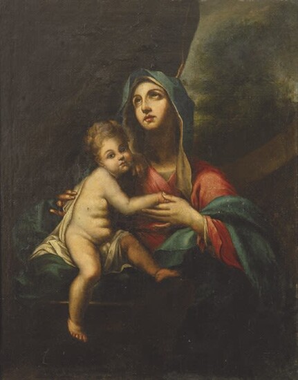 ITALIAN SCHOOL Early 18th Century- Madonna and Child