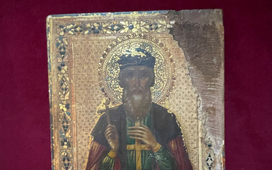 Icon Russia 19th century, Requires restoration, size 18*22
