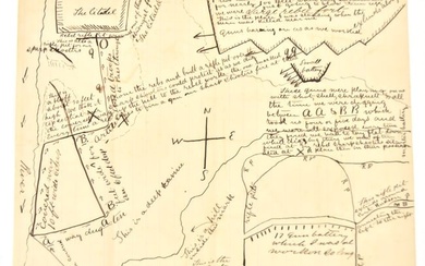Important Civil War Ms Battlefield Map Port Hudson, La.