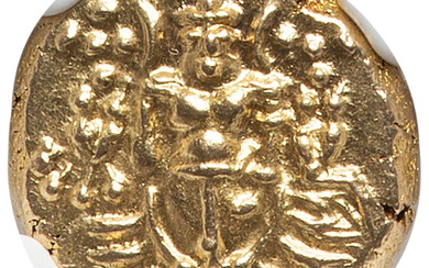 India: , Dutch India. Dutch East India Company gold Pagoda ND (1747-1781) MS67 NGC,...