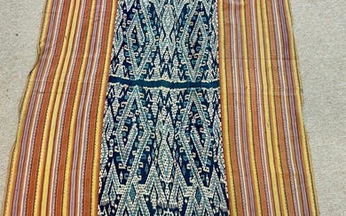 Indonesian Hand-woven Cotton Ikat Textile