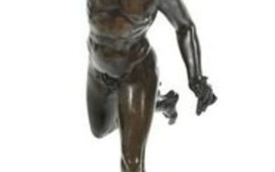 Italian Patinated Bronze of Mercury