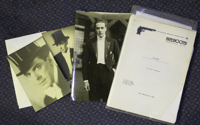 JACK BUCHANAN. A signed and dedicated black and white photograph of Jack Buchanan, 29cm x 19cm, toge