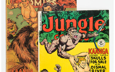Jungle Comics #125 and 148 Group (Fiction House, 1950-52)...