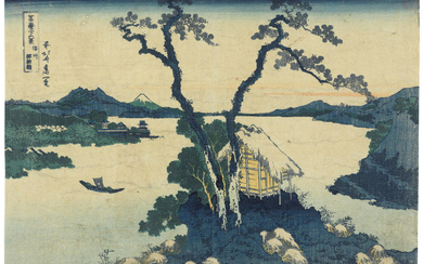 KATSUSHIKA HOKUSAI (1760-1849), Lake Suwa in Shinano Province (Shinshu Suwako)