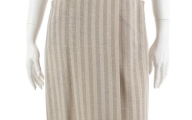Kenzo, Striped skirt in wool.