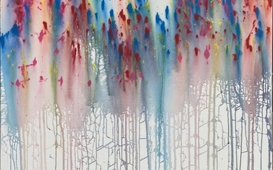 Kirk J. Foushee, Rainbow Forest, Acrylic on Canvas
