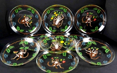LYNN CHASE 11"HAND PAINTED CABINET PLATE GROUPING