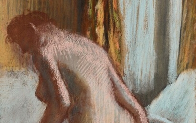 Le bain | 《沐浴》, Edgar Degas