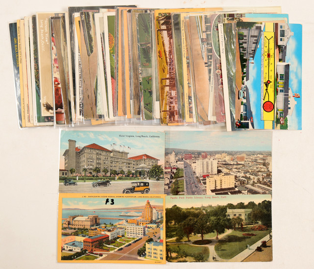 Long Beach, CA Town Postcards #103295