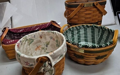 Longaberger Baskets incl Collector's Club