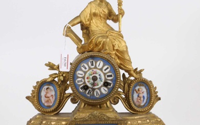Lot details A mid 19th century French gilt metal and...