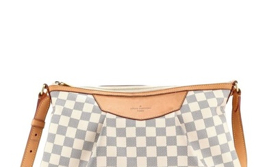 Louis Vuitton Siracusa Handbag Damier MM