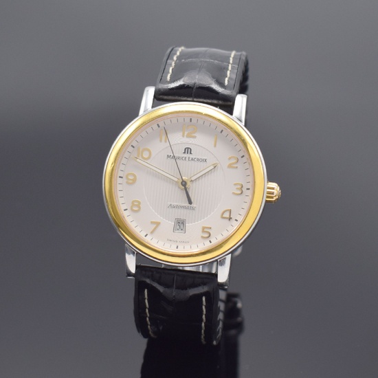 MAURICE LACROIX gents wristwatch in steel/gold reference LC6018,...