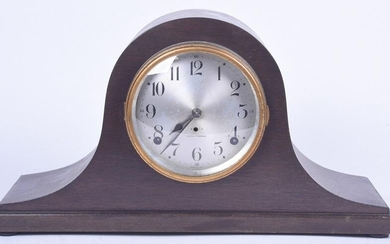 Mahogany Seth Thomas Tambour Mantle Clock