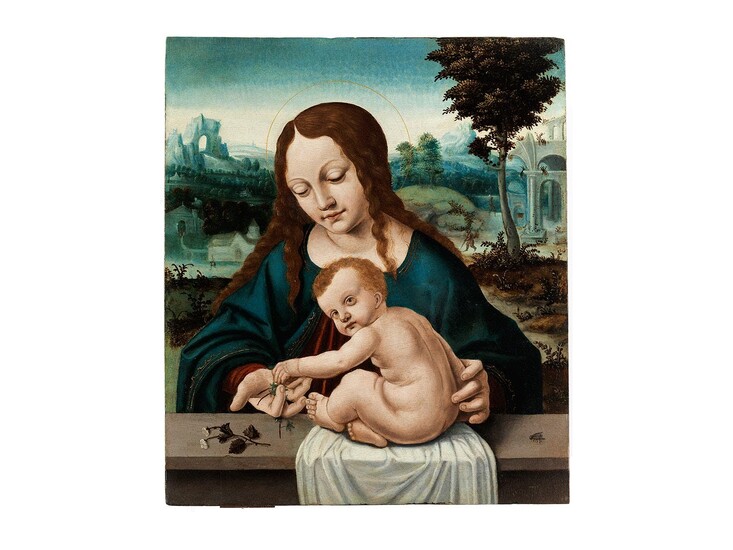 Marco d‘Oggiono, um 1475 Oggiono – 1549 Mailand, zug., Maria mit dem Kind