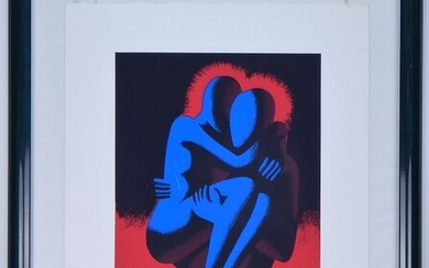 Mark Kostabi Modern Heartshare Lithograph Print