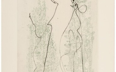 Max Ernst (1891-1976) Two Etchings, from Les Chi