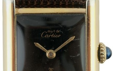 Must de Cartier 925 Gold Plated Vermeil Wristwatch