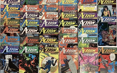 Near Complete 1980's DC Comics, Action Comics Weekly #601-637 and #640.