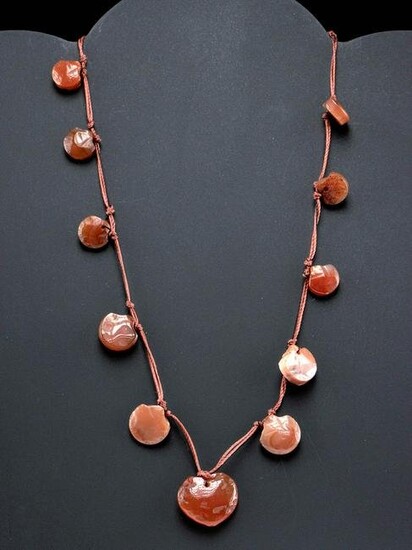 Necklace w/ Ancient Bactrian Carnelian Beads