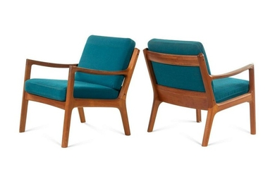Ole Wanscher (Danish, 1903-1985) Pair of Lounge Chairs