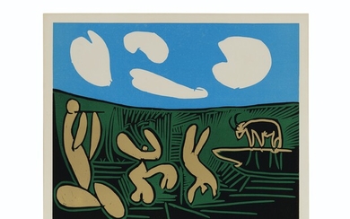 PABLO PICASSO (1881-1973), Bacchanale au taureau