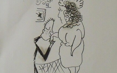 Pablo Picasso. Lithograph "Le Gout de Bonheur". Hand signed. H.C./XX numbering. With certificate of authenticity.