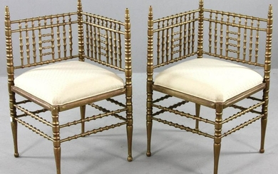 Pair of C1860 Victorian Corner Chairs