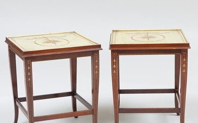 Pair of Edwardian Painted Side Tables