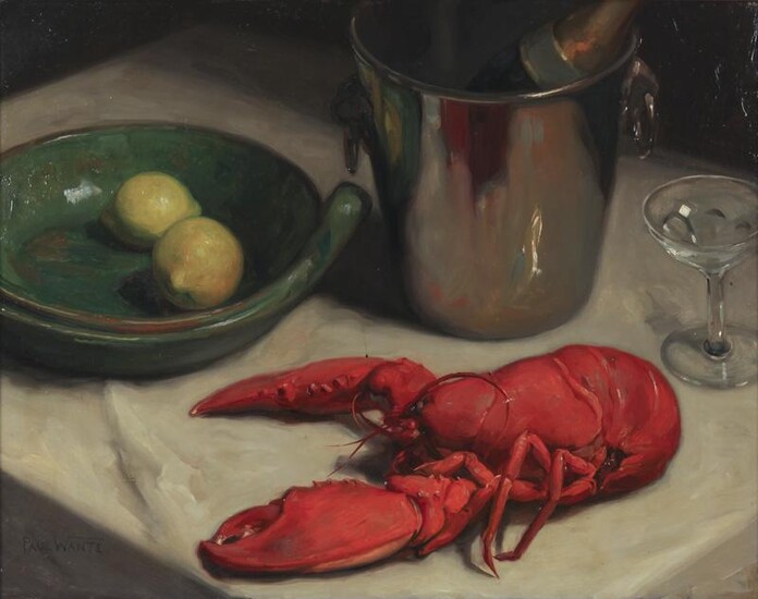 Paul Wante "Untitled (Still life with lobster