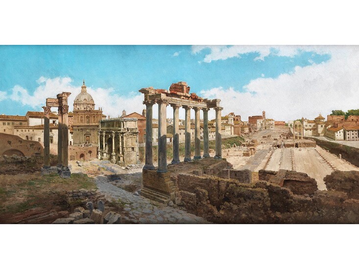 Pietro Barucci, 1845 Rom – 1917 ebenda, Das Forum Romanum
