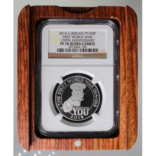 Platinum 1oz: 100th Anniversary of the First World War - Out...