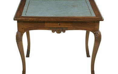 Provincial Louis XV-Style Fruitwood Games Table