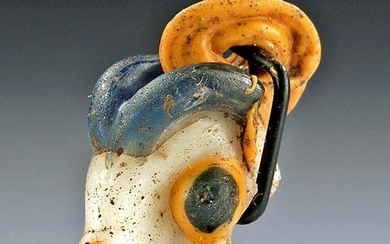 Published Greek Glass Pendant - Ram's Head