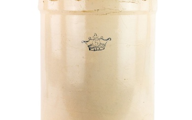 R.Ransbottom 5-Gallon Salt Glazed Stoneware Crock
