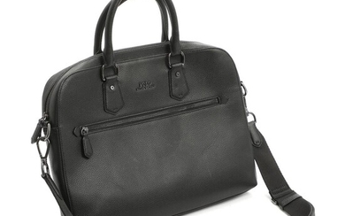 SOLD. Ralph Lauren: Black leather shoulder bag with black toned hardware, two handles and two adjustable straps. – Bruun Rasmussen Auctioneers of Fine Art