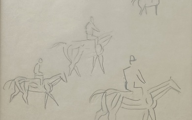 Raoul Dufy (1877-1953), "Horses"
