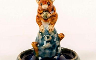Rare Royal Doulton Lambeth Stoneware Mouse Bibelot