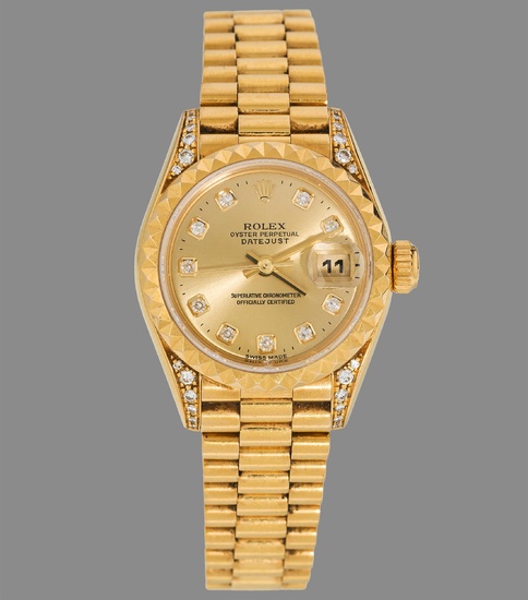 Rolex: Damen-Armbanduhr "Datejust"