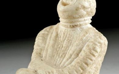 Roman Marble Figure of a Seated Laughing Actor