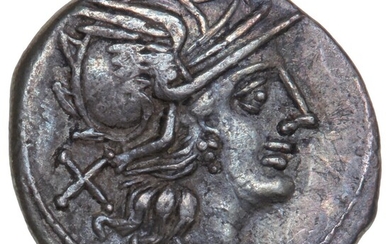 Roman Republic, L. Saufeius, 152 BC, Denarius, 2.41 g, Cr 204/1