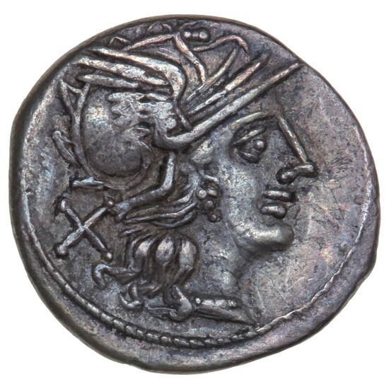 Roman Republic, L. Saufeius, 152 BC, Denarius, 2.41 g, Cr 204/1