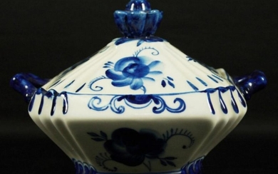 Russian Porcelain Bowl With Cover