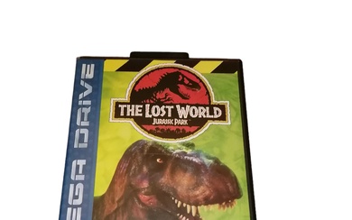SEGA MEGADRIVE - The lost World Jurassic Park. Boite en bon état, Notice en bon...