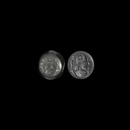 Sassanian Stamp Seal with Bust