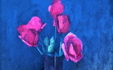 Sergio Bonfantini “Rose rosse”(Red roses)