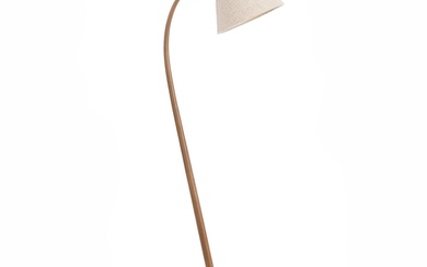 Severin Hansen Jr. (, Denmark, 20th century) “Bridge Lamp”. A beech floor...