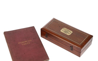 Sikes's Hydrometer Late 19th Century & Hydrometer Table Book Maker To The Revenue Memorabilia